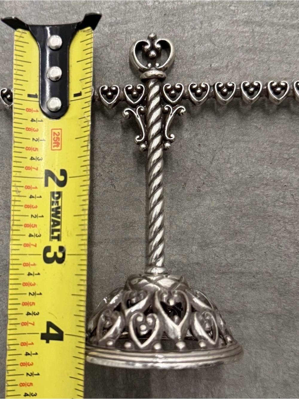 $20 FIRM Brighton Heart Cross Jewelry Earring Holder Display Stand - Picture 5 of 6
